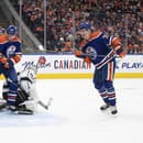 Zach Hyman z Edmontonu strelil kuriózny gól.