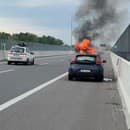 Auto Elišky Mintálovej začalo z ničoho nič horieť.