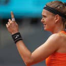 Česká tenistka Marie Bouzková počas turnaja Roland Garros v Paríži.