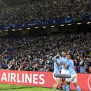 Hráči Manchesteru City sa radujú po góle vo finále Ligy majstrov 2023.