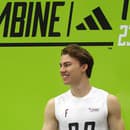 Connor Bedard počas testov na NHL Scouting Combine v Buffale.