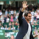 Bývalý švajčiarsky tenista a desaťnásobný šampión turnaja v Halle Roger Federer si prevzal cenu za celoživotný prínos.