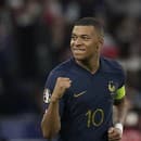 Kylian Mbappé v drese francúzskej reprezentácie.