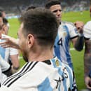 Na snímke Angel Di Maria (vľavo) a Lionel Messi. 