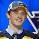 Dalibor Dvorský počas draftu NHL.