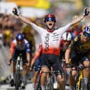 Víťaz druhej etapy 110. ročníka Tour de France Victor Lafay.