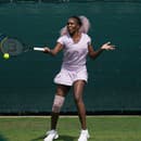 Venus Williamsová počas tréningu pred štartom Wimbledonu.