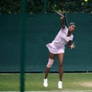 Venus Williamsová počas tréningu pred štartom Wimbledonu.