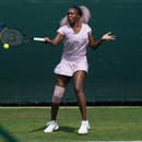 Venus Williamsová počas tréningu pred štartom Wimbledonu.