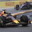 Holandský jazdec Max Verstappen z tímu Red Bull  počas kvalifikácie na Veľkú cenu Belgicka monopostov F1 na okruhu Spa-Francorchamps.