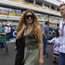 Shakira bola nedávno spozorovaná na viacerých závodoch F1.