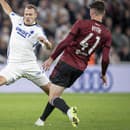 Futbalisti Sparty Praha uhrali v prvom zápase v Kodani bezgólovú remízu.