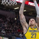 Nemecký basketbalista Daniel Theis je hráčom Indiany Pacers. 