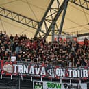 Trnavskí fanúšikovia dostali zákaz vycestovať na derby so Slovanom Bratislava.