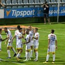 Na snímke hráči FC Košice tešia po góle.