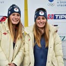 Na archívnej snímke z roku 2022 slovenské biatlonistky, zľava Ivona Fialková a Paulína Fialková.