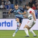 Nino Marcelli (Slovan) a Slobodan Jakovljevič (Zrinjski) 