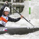 Na snímke slovenská reprezentantka Emanuela Luknárová. 