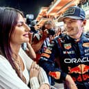 Max Verstappen oslávil tretí titul v F1 aj s priateľkou Kelly.