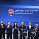 Veľká Británia a Írsko budú hostiť majstrovstvá Európy vo futbale v roku 2028. O štyri roky neskôr usporiadajú kontinentálny šampionát spoločne Taliansko a Turecko.