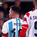 Paraguajčan Sanabria opľul Lionela Messiho.