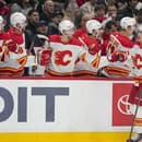 Adam Ružička zažiaril v drese Calgary Flames. 