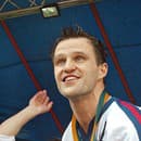 Róbert Petrovický pri oslavách titulu majstra sveta v roku 2002.