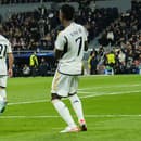 Hráči Real Madrid oslavujú gól.