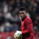 Brankárska jednotka Manchestru United a Kamerunu Andre Onana.