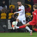 Adrian Zeljkovič v drese Spartaka Trnava.