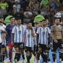 Futbalisti Argentíny oslavovali víťazstvo. 