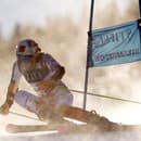 Slovenská lyžiarka Petra Vlhová na trati obrovského slalomu Svetového pohára v americkom Killingtone 