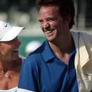 Tenisová legenda Chris Evertová a herec Matthew Perry