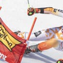 Petra Vlhová v pretekoch obrovského slalomu Svetového pohára v rakúskom Lienzi.