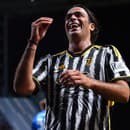  Alessandro Matri v drese turínskeho Juventusu.