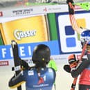 Slovenská lyžiarka Petra Vlhová sa teší v rakúskom Flachau.