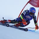 Mikaela Shiffrinová počas prvého kola obrovského slalomu v Jasnej. 