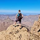 Roque Nublo je vulkanická hornina na ostrove Gran Canaria, ktorú párik zdolal spoločne.