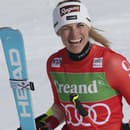 Švajčiarka Lara Gutová-Behramiová vyhrala sobotňajší obrovský slalom alpských lyžiarok v Soldeu. 