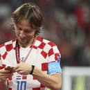 Chorvátsky futbalový reprezentant Luka Modrič po