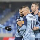 Slovan triumfoval po góle Nina Marcelliho z nadstaveného času prvého polčasu. 