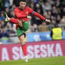 Cristiano Ronaldo s Portugalskom nestačili v Ľubľane na domáce Slovinsko.