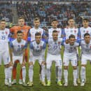 Na snímke hráči Slovenska pózujú pre skupinovú fotografiu pred prípravným medzištátnym zápasom na ME 2024 Nórsko - Slovensko v Osle.