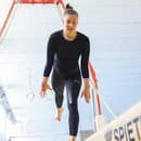 Na snímke slovenská gymnastka Barbora Mokošová počas tréningu.