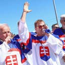 Fanúšikovia Slovenska pred zápasom s Kazachstanom