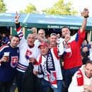 Skvelá atmosféra v ostravskej fun zóne pred zápasom Slovensko - Poľsko