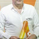 Na snímke tréner ŠK Slovan Bratislava Vladimír Weiss st. získal cenu za najlepšieho trénera Niké ligy