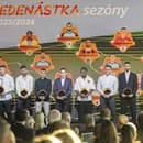 Na snímke jedenástka roka Niké ligy za sezónu 2023/24.