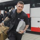 Slovenský futbalista Juraj Kucka pred odchodom slovenského futbalového tímu na majstrovstvá Európy.