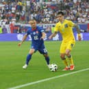Stanislav Lobotka v zápase s Ukrajinou na EURO 2024